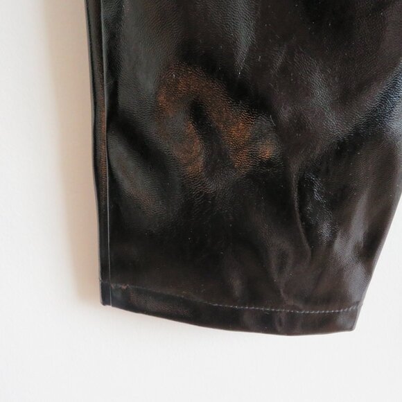 I.AM.GIA Nikole Black Faux Vegan Patent Leather Pants - Women's Size M NWT - Picture 14 of 16